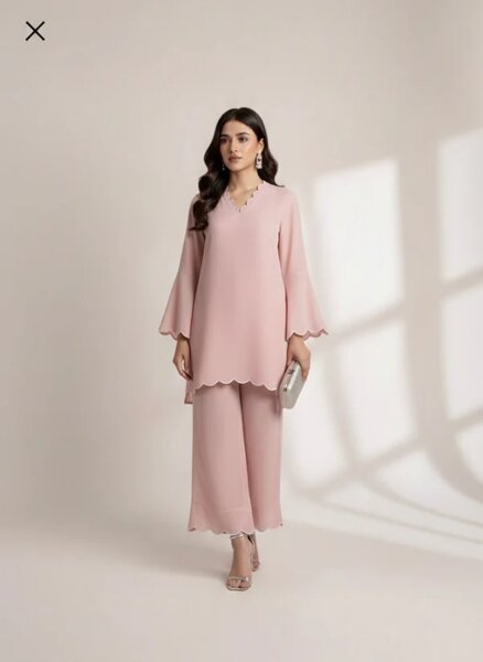 The Blush Scallop Set - NV22D04