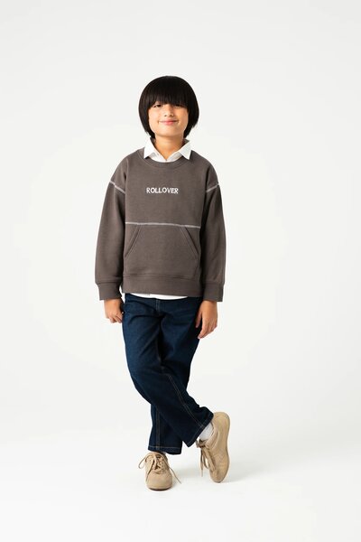 Boys Charcoal Signature Fleece Sweatshirt