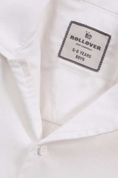 White Breeze Chambray Casual Shirt