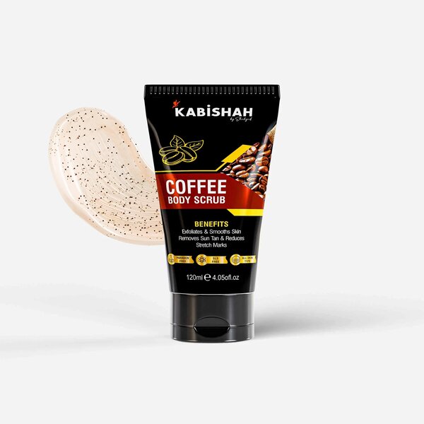 Coffee Body Scrub Pack of 2 - Exfoliates, Removes Tan & Reduces Stretch Marks