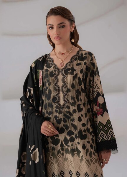Signature Prints by Nureh Unstitched Printed Marina 3 Piece Suit NU26USM SP-223 - Casual Collection