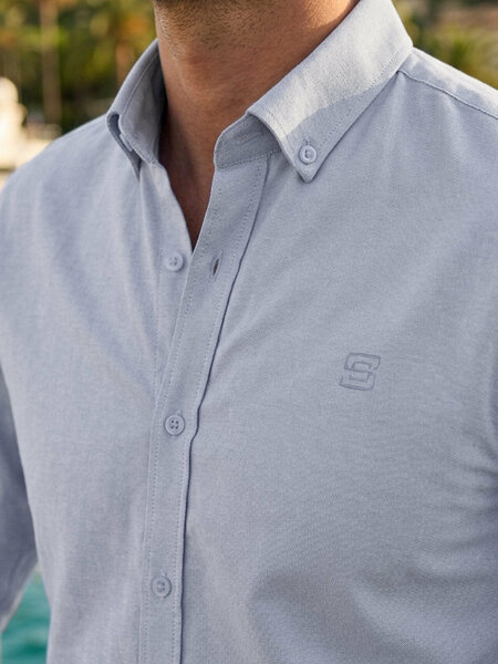 Light Grey Oxford Shirt (CSB-317)