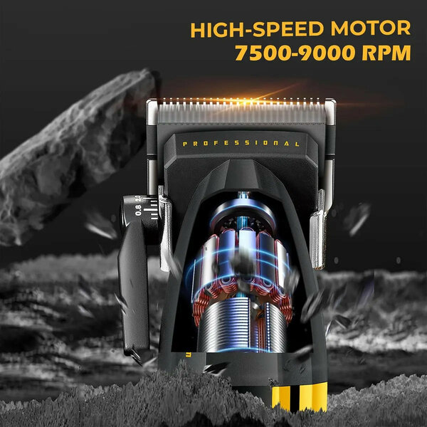 VGR - 285 Fresh Fade Hair Clippers for Men, 9000RPM Professional Barber Clippers