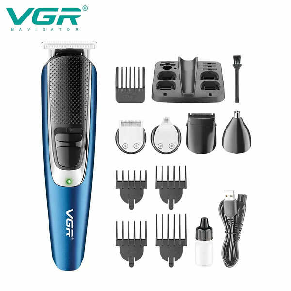 VGR - V-172 Professional Grooming Kit with 120 Min Runtime