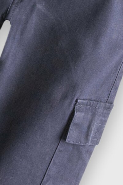 Boys Classic Navy Cargo Pants