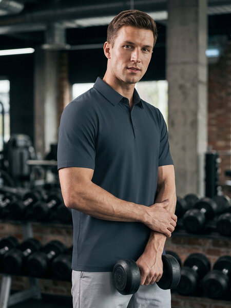 Dark Teal Performance Polo (POLO-1348)