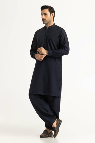Regular Fit Embroidered Suits