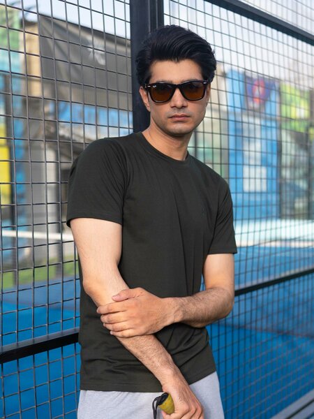 Black Basic T-Shirt (TEE-322)
