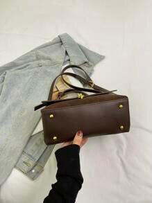Shein - Minimalist Chic Square Handbag