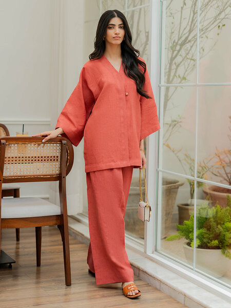 Terracotta- 2Pcs Linen Set
