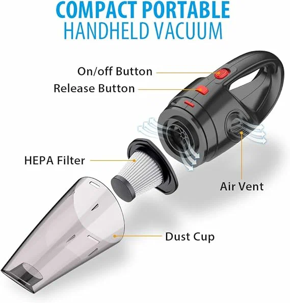 Home.co - Compact Portable Handheld Vacuum