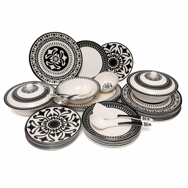 Dinner Set Monochrome Black