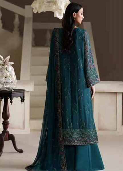 Modern Heirloom by Emaan Adeel Unstitched Embroidered Chiffon 3 Piece Suit EA26UMH Antique Charm - Festive Collection