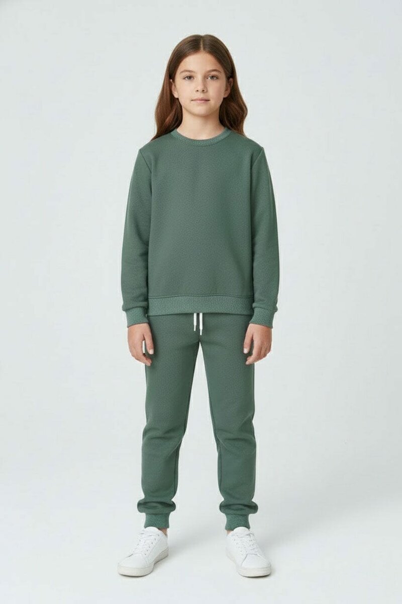 Tiny Teens Kid's Basic Fleece Twin Set