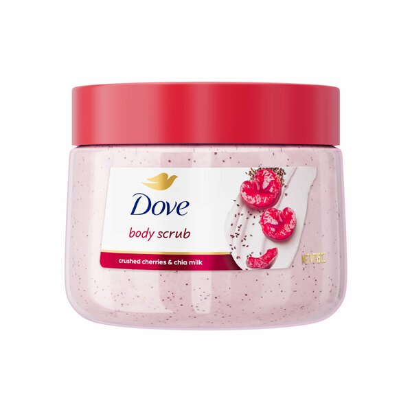 Dove - Body Scrub Crushed Cherries & Chia Milk - 15 Oz (425G)