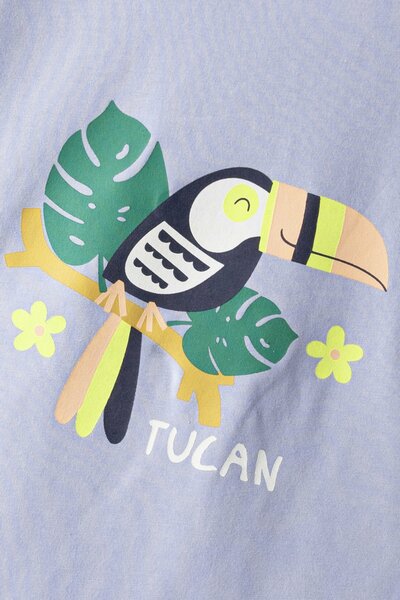 Girls Toucan Graphic Relaxed Tee
