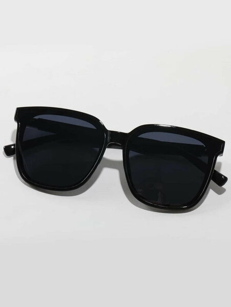 Shein - Acrylic Frame Sunglasses