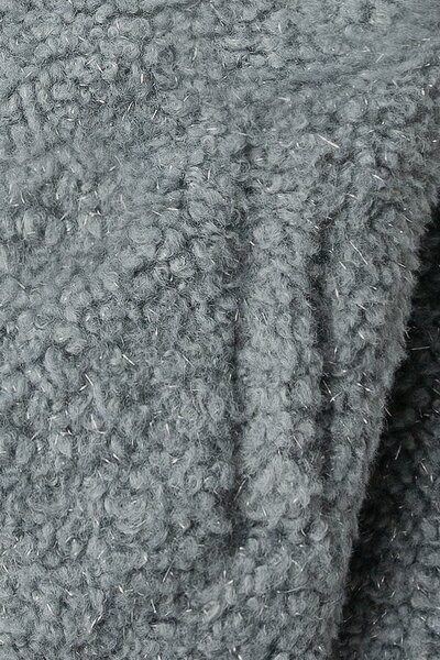 Cloud Mist Light-Blue Fur Jacket