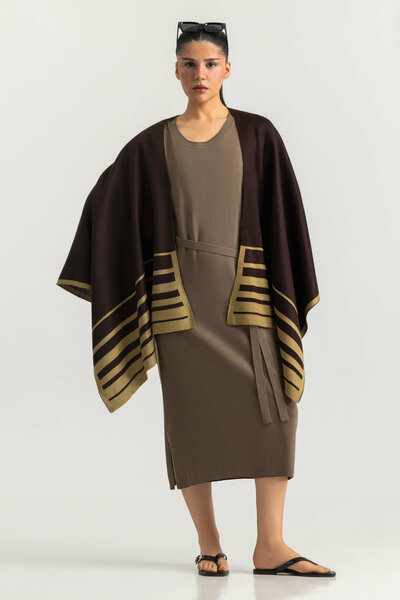 Regular Fit Cape Shawl