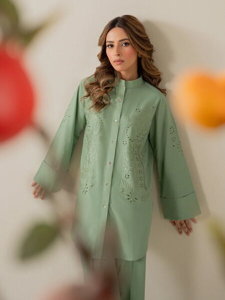 SAGE - SLD18-25 - 2Pc Embroidered Set