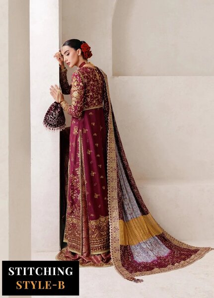Aik Atelier Embroidered Silk Suits Unstitched 3 Piece AIK25WU D-04 - Formals Collection