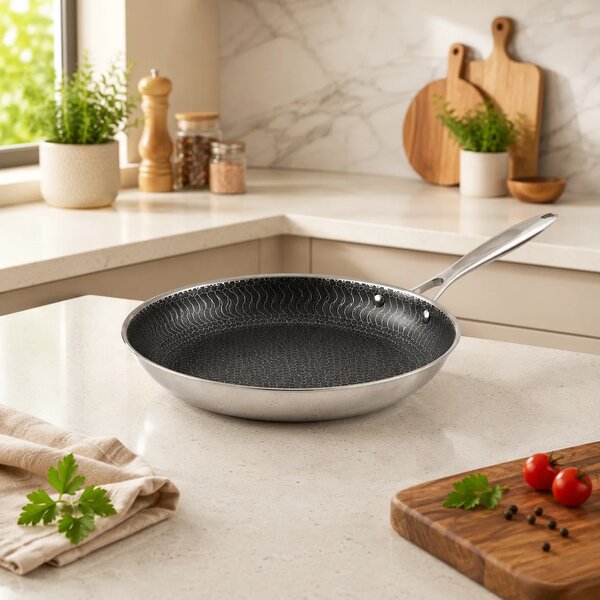 32 cm fry pan non stick | premium frying pan | kitchen cookware pan for eggs & frying
