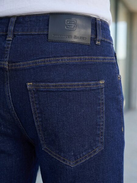 Dark Blue Straight Fit Jeans 59