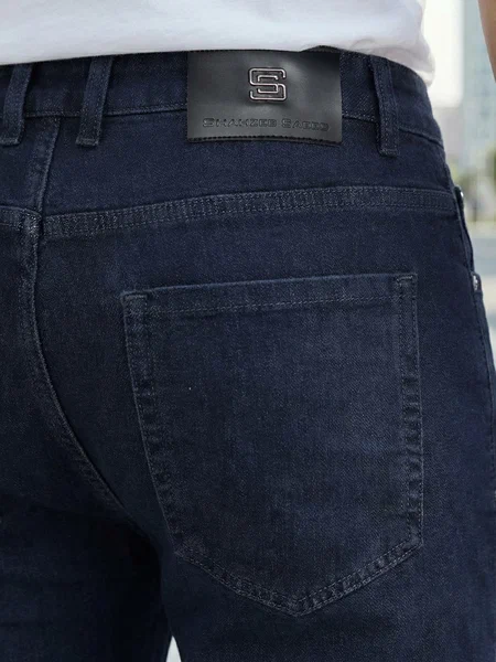 Mid Blue Indigo Straight Fit Imported Jeans 54