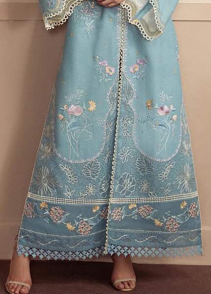 Brewed by Ayzel Unstitched Embroidered Lawn 3 Piece Suit AAF26UBL Emberl ZWU-0150-3PO - Festive Collection