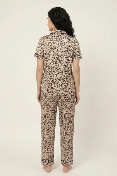 BLS - Printed Pajama Set - Pink