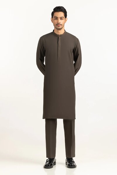 Regular Fit Embroidered Suits