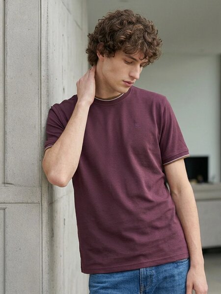 Maroon Basic T-Shirt (TEE-502)