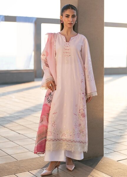 Layana by Xenia Formals Unstitched Embroidered Lawn 3 Piece Suit XE26ULL D-3 Giti - Summer Collection