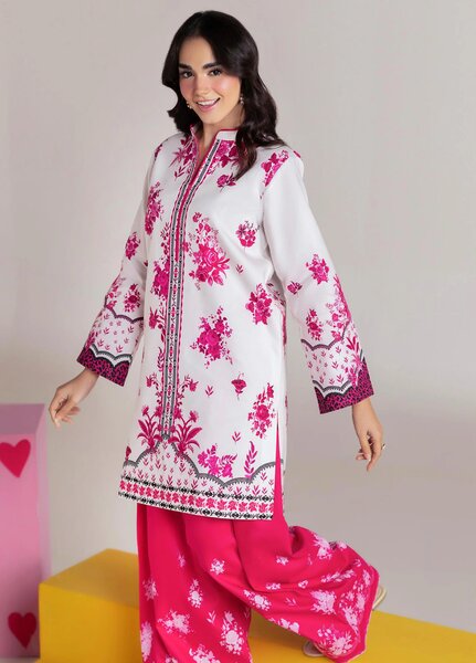 Amal Prints by RajBari Unstitched Printed Lawn 2 Piece Suit RB26UPA D-1 - Summer Collection