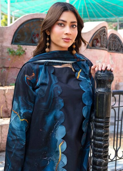 Fabiha by Feroza Printed Lawn Suits Unstitched 3 Piece FZ25FB D-04 - Summer Collection