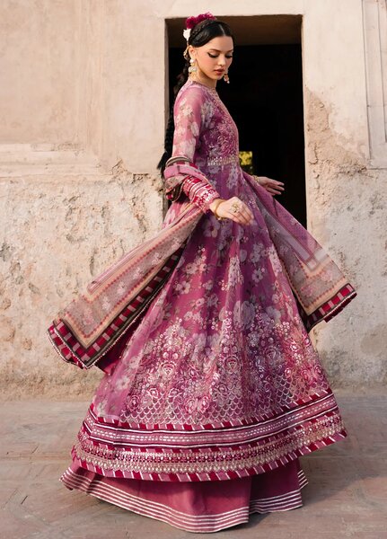 Xenia Formal Unstitched Luxury Chiffon Suits 3 Piece XE25FL Bano - Formals Collection
