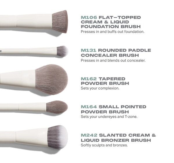 Morphe - Portrait Mode 5-Piece Face Brush Set
