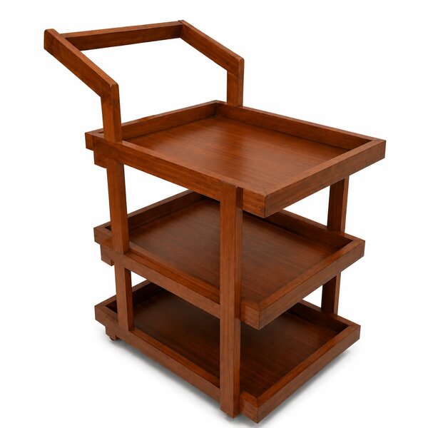 3-Step Ferdy Tea Trolley in Sheesham Wood