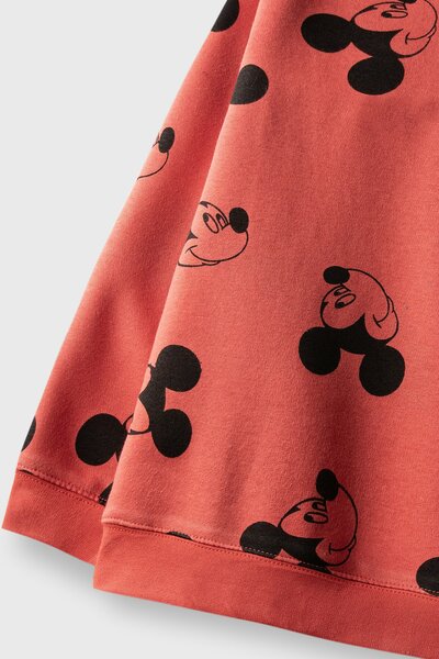 Girls Mickey Coral Fleece Sweatshirt