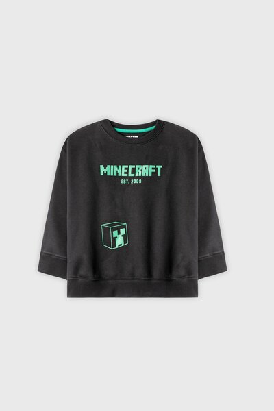 Boys Minecraft Oversized Fleece Sweatshirt