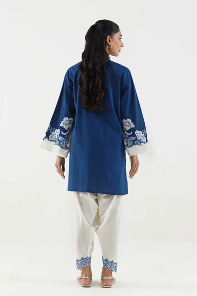 Stitched Embroidered Lawn Shirt+ Shalwar
