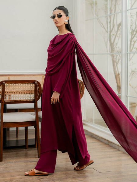 Merlot- 2Pcs Solids Set