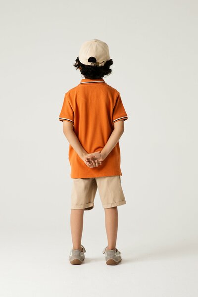 Boys MMXI Classic Rust Polo