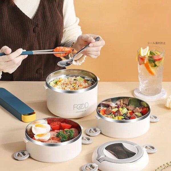 Home.Co - Insulated Lunch Box With Thermal Bag - 3L