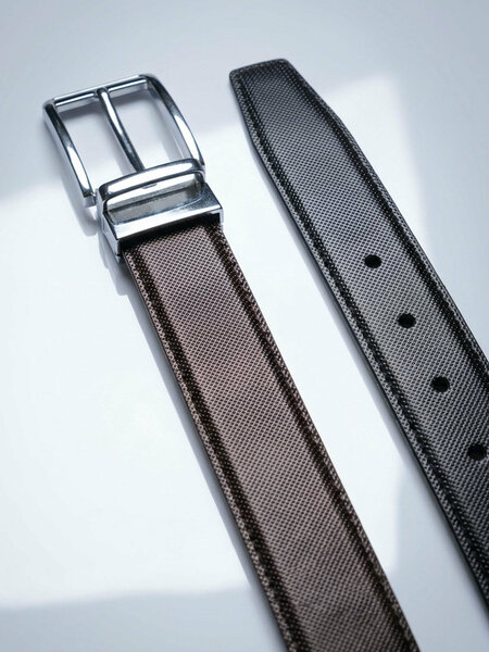 Black & Dark Brown Reversible Belt (BELT-958)