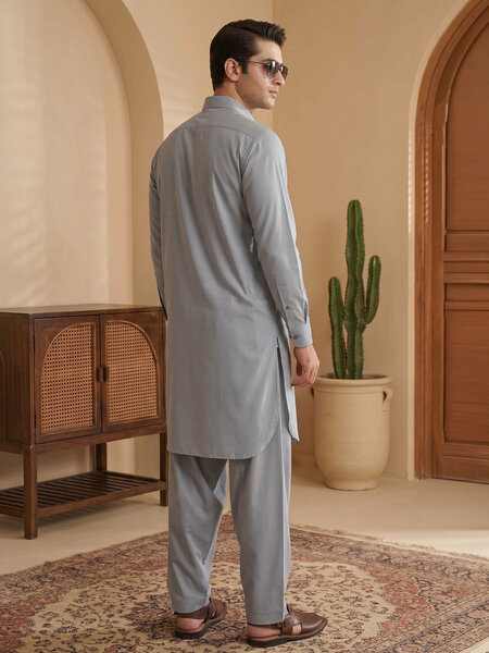 Light Green Designer Shalwar Kameez (SK-775)