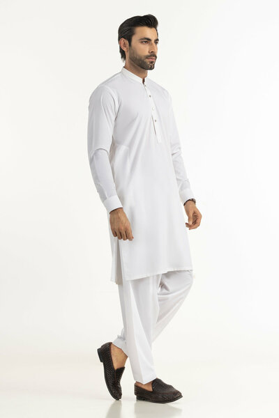 Regular Fit Embroidered Suits