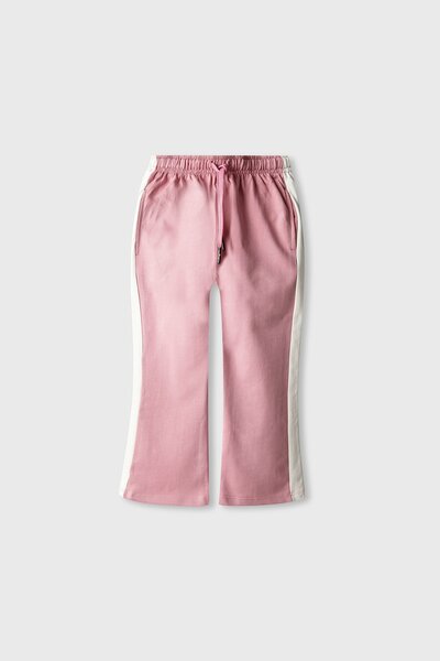 Blush Motion Flayered Terry Trousers