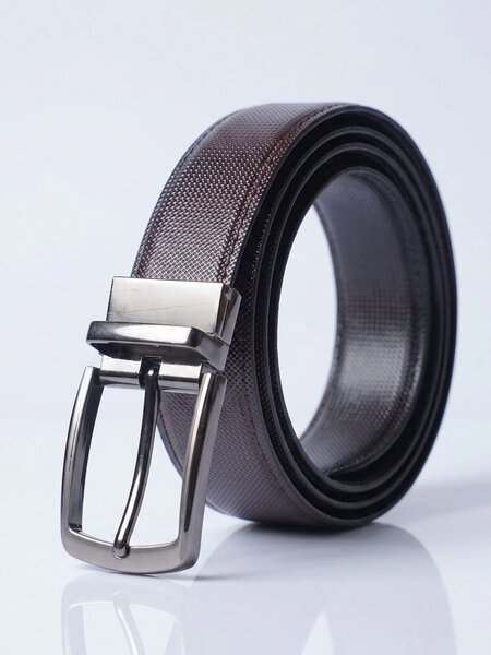 Black & Dark Brown Reversible Belt (BELT-957)