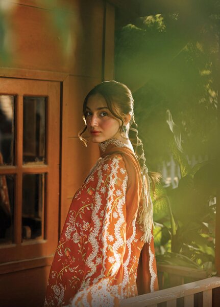 Summer Together by Afrozeh Unstitched Embroidered Lawn 3 Piece Suit AF26UST D-8 ELYORA - Festive Collection